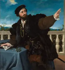 Portrait of a Man, Possibly Girolamo Rosati, Lorenzo Lotto