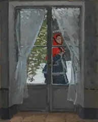 The Red Kerchief, Claude Monet