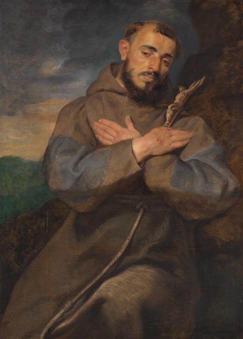 A work made of oil on panel.