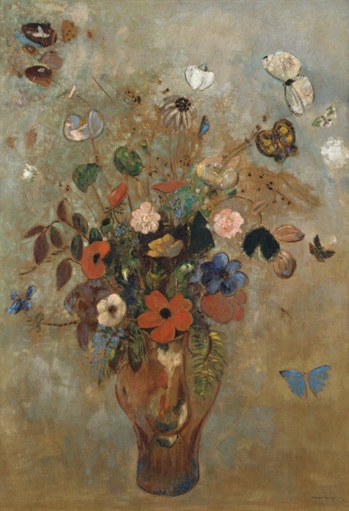 A work made of oil on canvas.