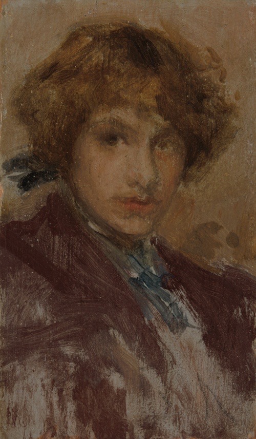 A work made of oil on panel.