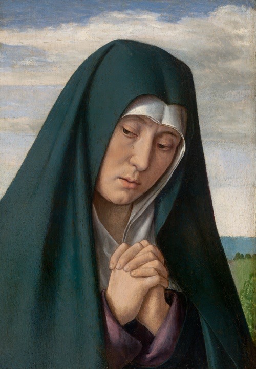 A work made of oil on panel.