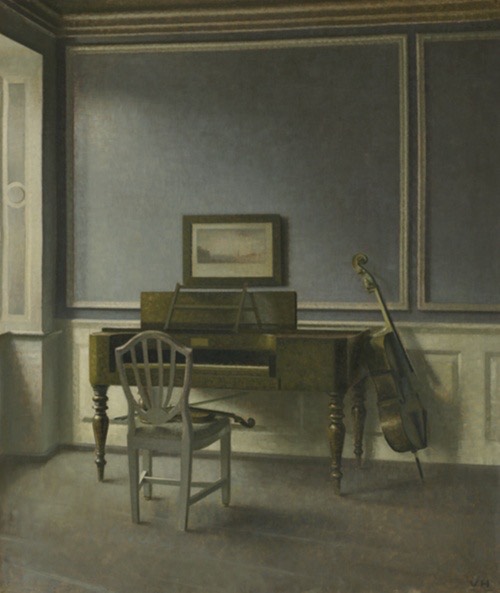 A work made of oil on canvas.