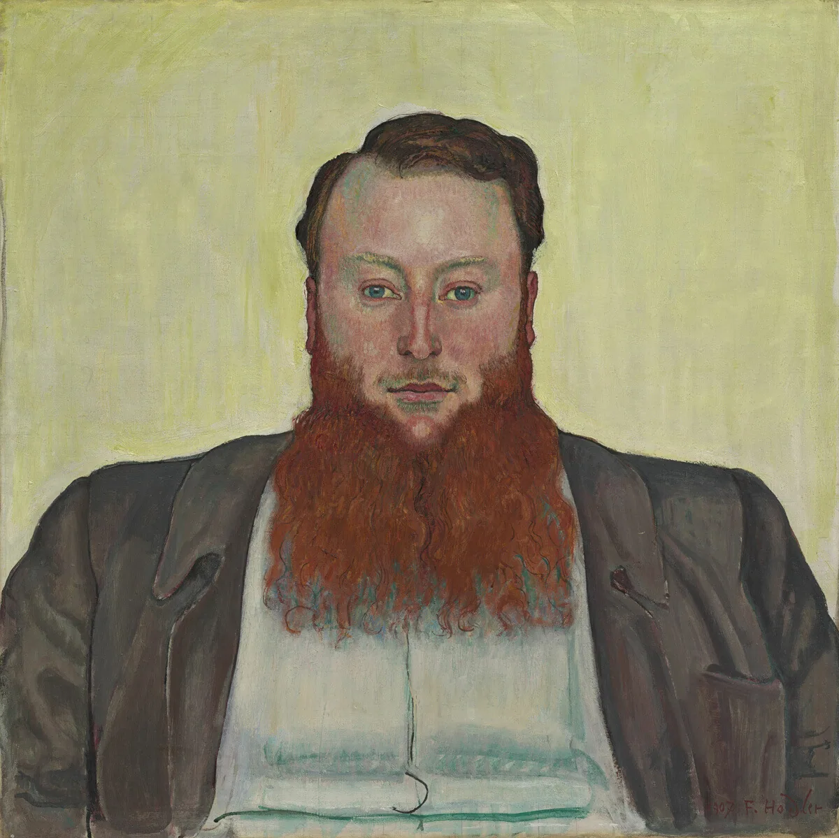 A work made of oil on canvas.