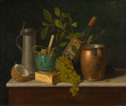 A work made of oil on canvas.