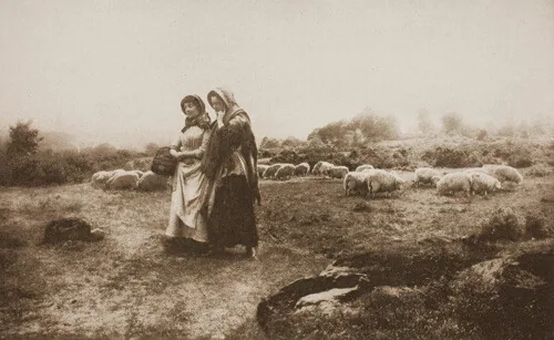 A work made of photogravure, "sun artists, number 2" (1890).
