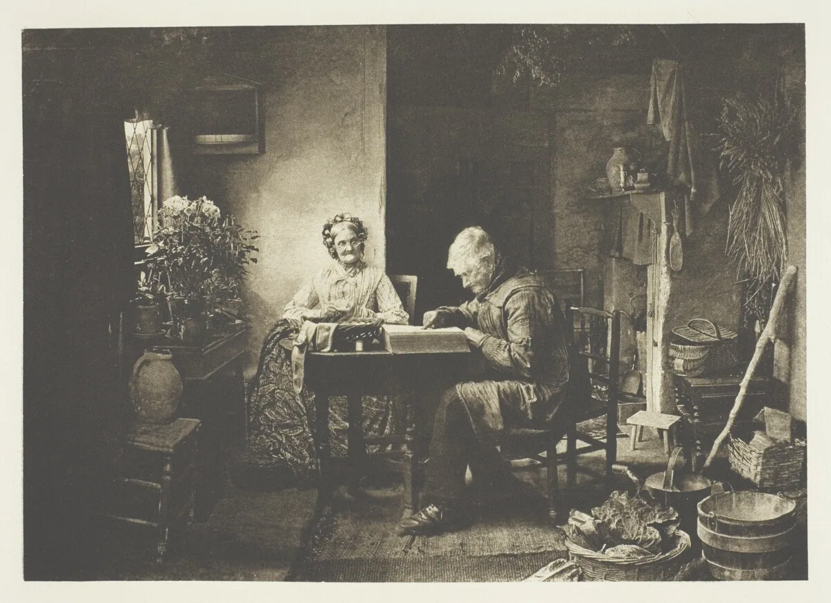 A work made of photogravure, from "sun artists, number 2" (1890).