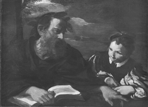 A work made of oil on canvas.