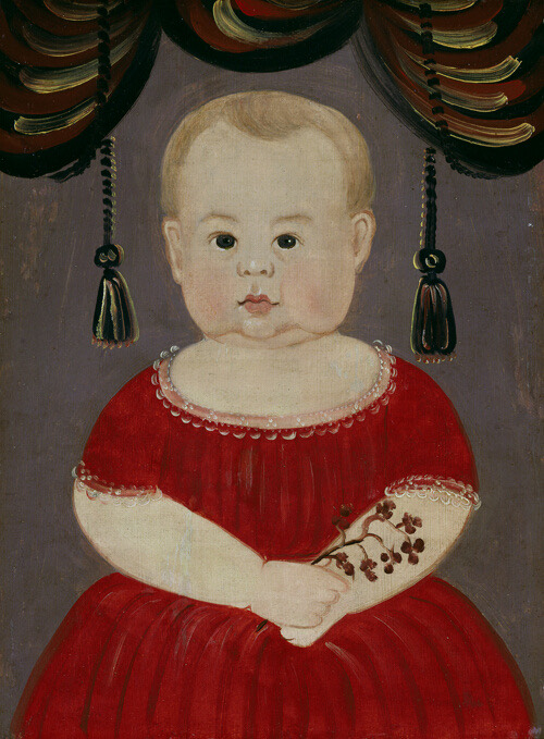 A work made of oil on panel.
