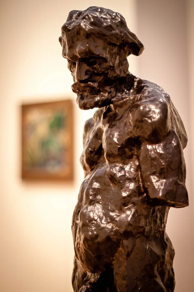 A work made of bronze.