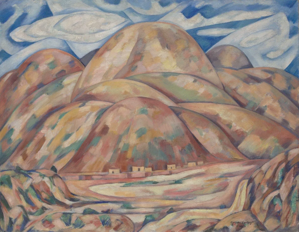 A work made of oil on canvas.