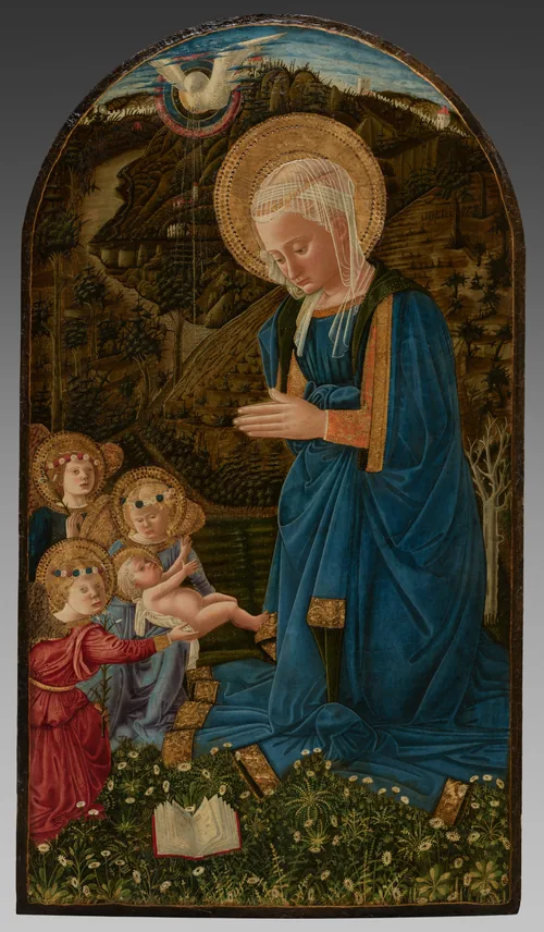 Virgin and Child with Angels by Follower of Fra Filippo Lippi