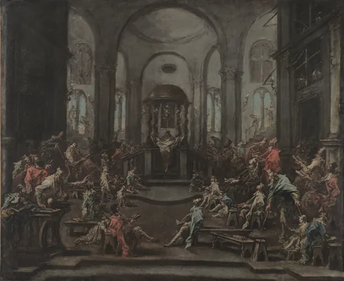Interior of a Synagogue
