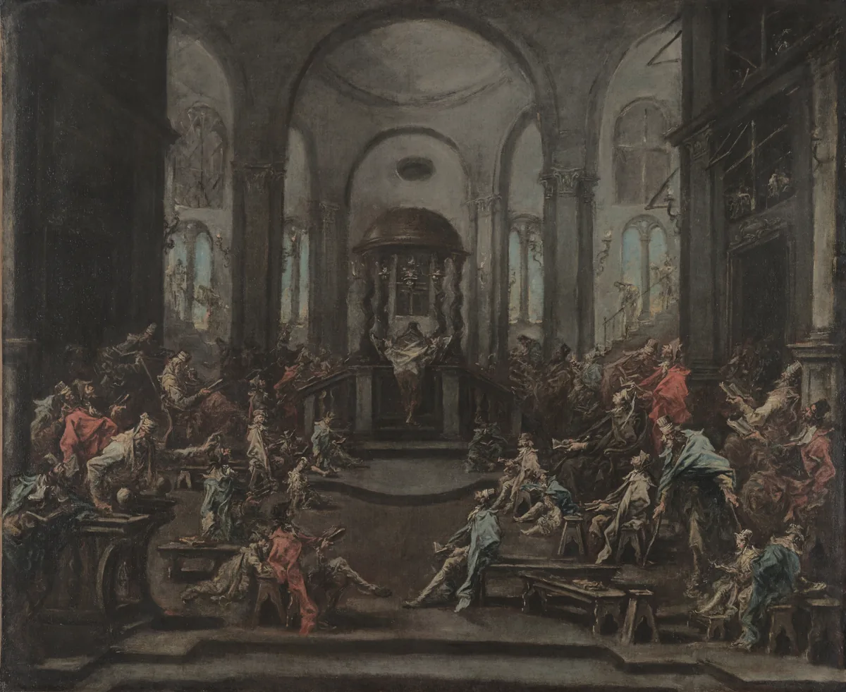 Interior of a Synagogue