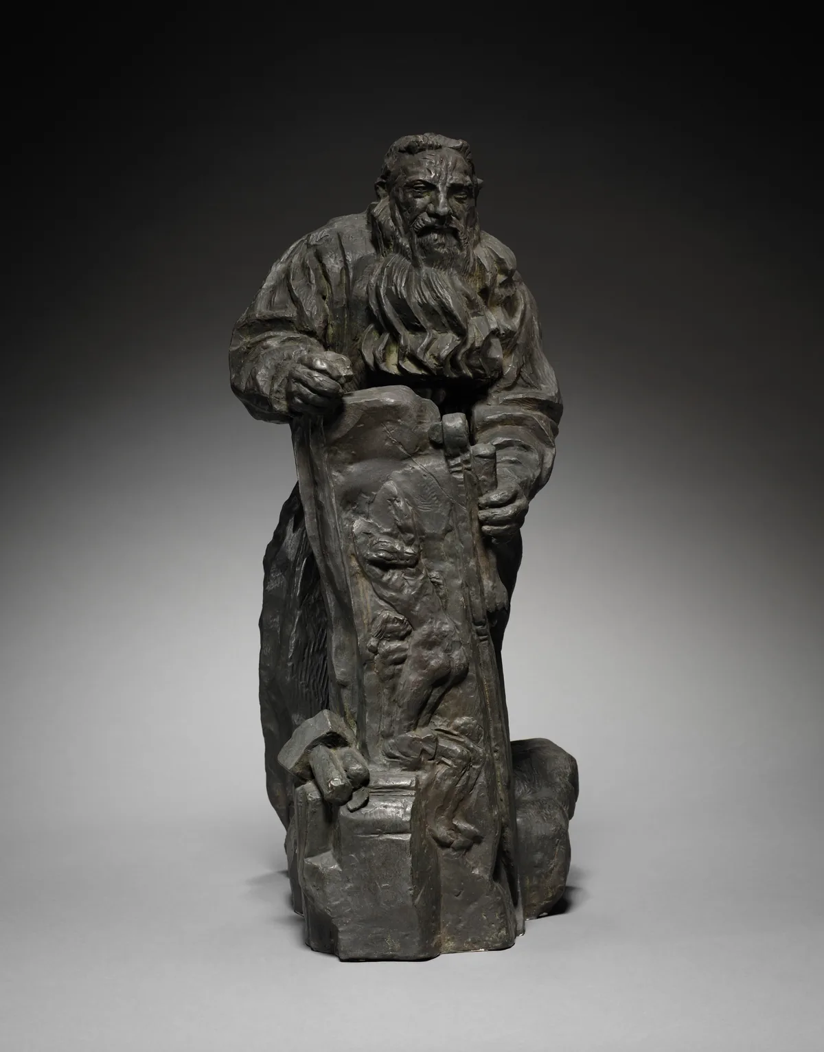 Rodin Working on "The Gates of Hell"