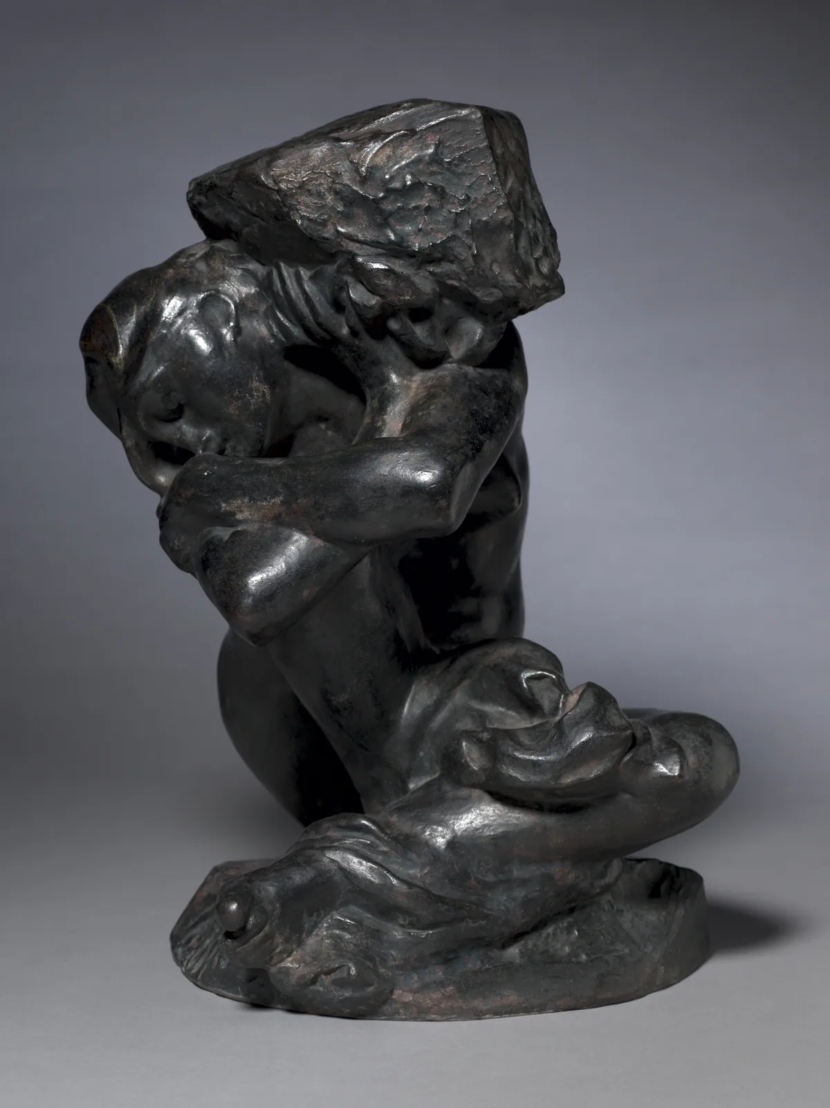 Fallen Caryatid Carrying Her Stone