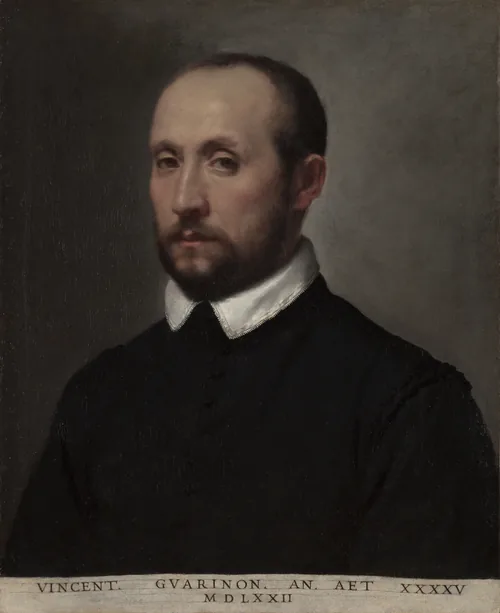 Portrait of Vincenzo Guarignoni by Giovanni Battista Moroni