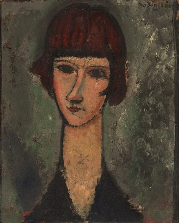 A work made of oil on cardboard.