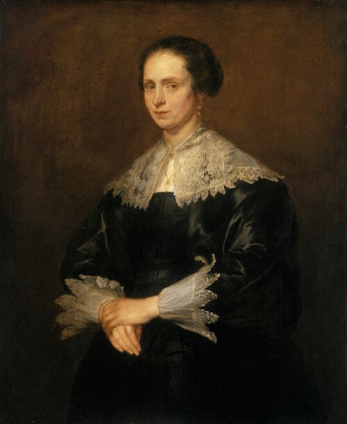 A work made of oil on canvas.