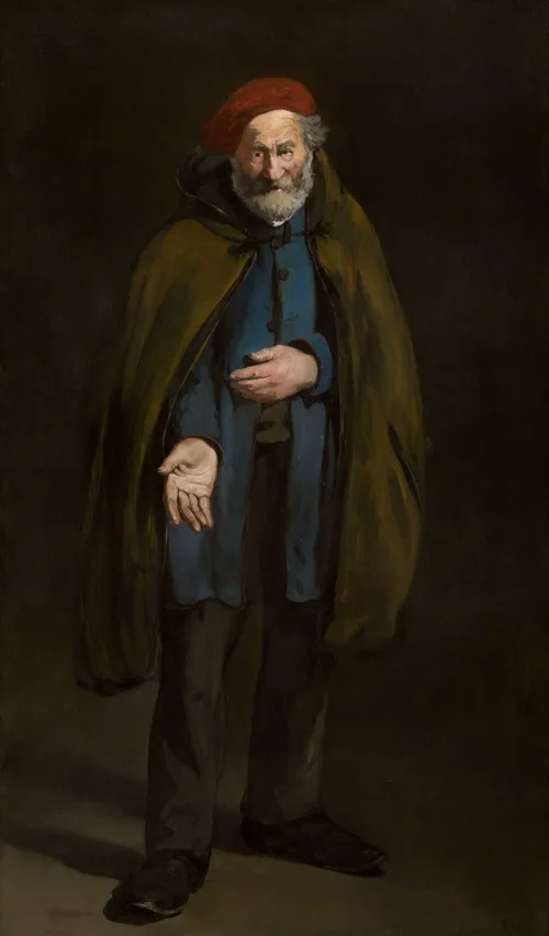 A work made of oil on canvas.