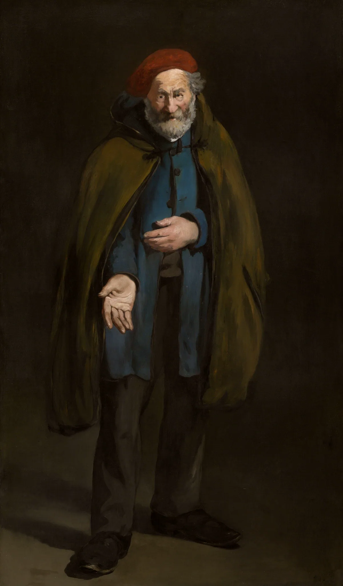 A work made of oil on canvas.