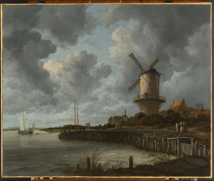 Jacob van Ruisdael, The Windmill at Wijk bij Duurstede