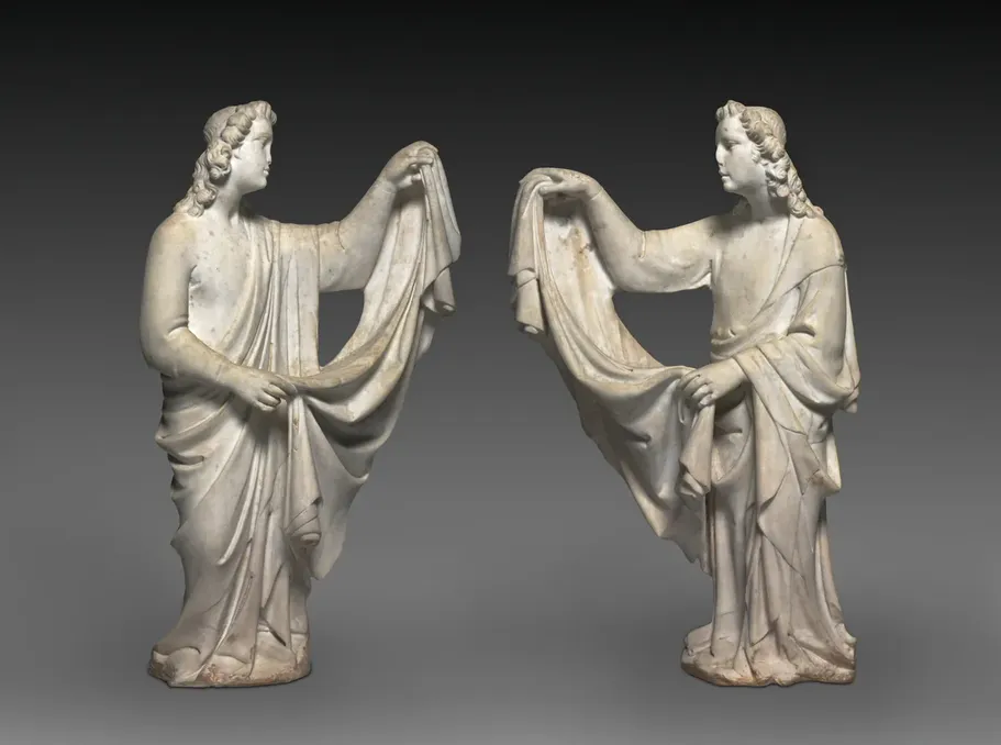 Workshop of Tino di Camaino, Angel from a Tomb