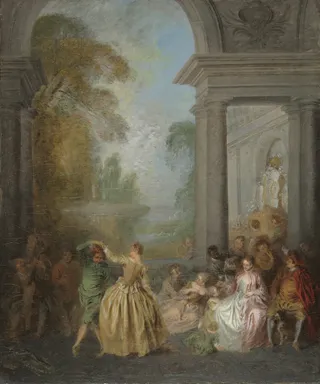 Jean-Baptiste Pater, Dancers in a Pavilion