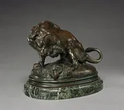 Antoine-Louis Barye, Lion and Serpent