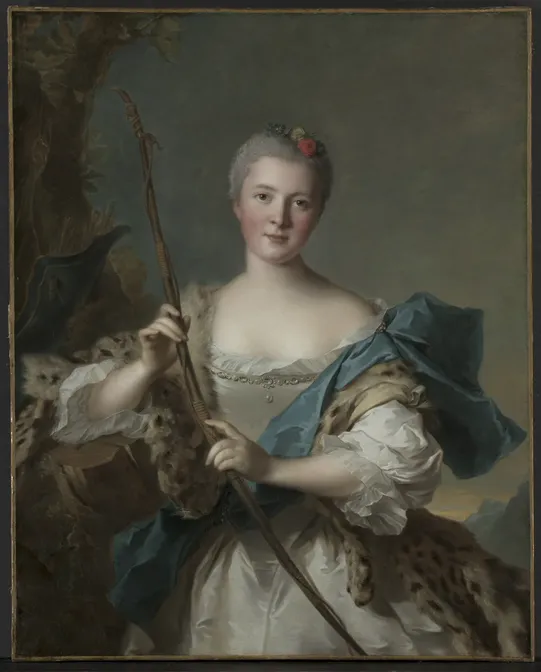 Jean-Marc Nattier, Portrait of a Woman as Diana
