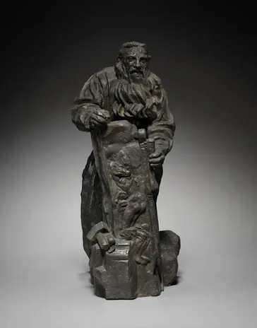 Emile Antoine Bourdelle, Rodin Working on "The Gates of Hell"