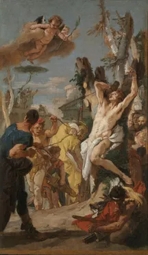 Giovanni Battista Tiepolo, Study for "The Martyrdom of Saint Sebastian" (for the Augustinian mona