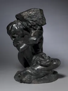 Auguste Rodin, Fallen Caryatid Carrying Her Stone