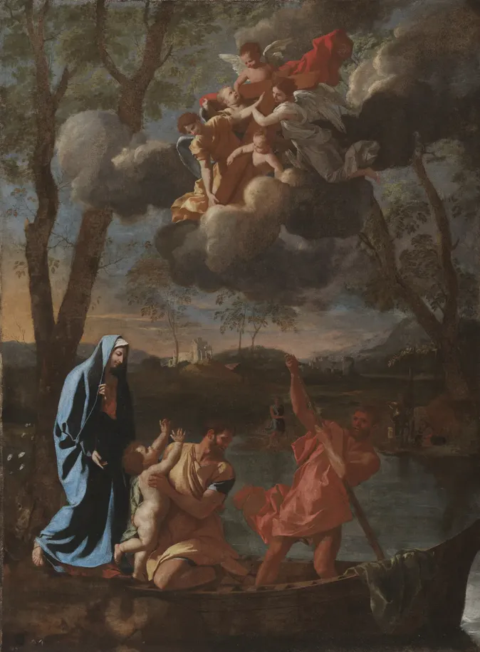 Nicolas Poussin, The Return of the Holy Family to Nazareth