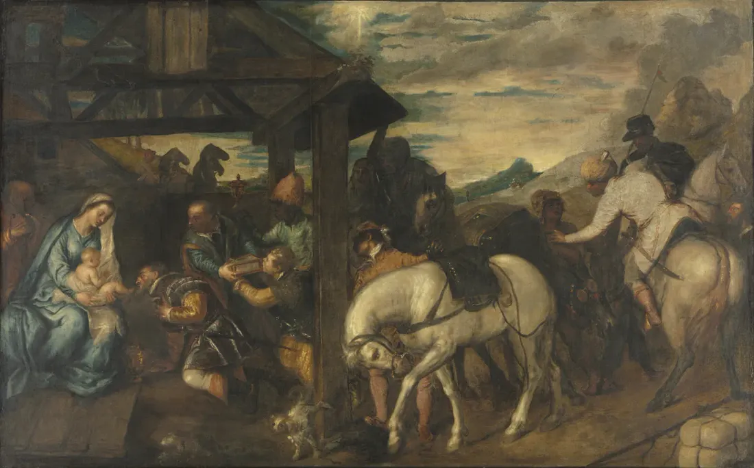 Titian and workshop, Adoration of the Magi