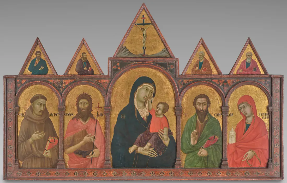 Ugolino di Nerio, Virgin and Child with Saints