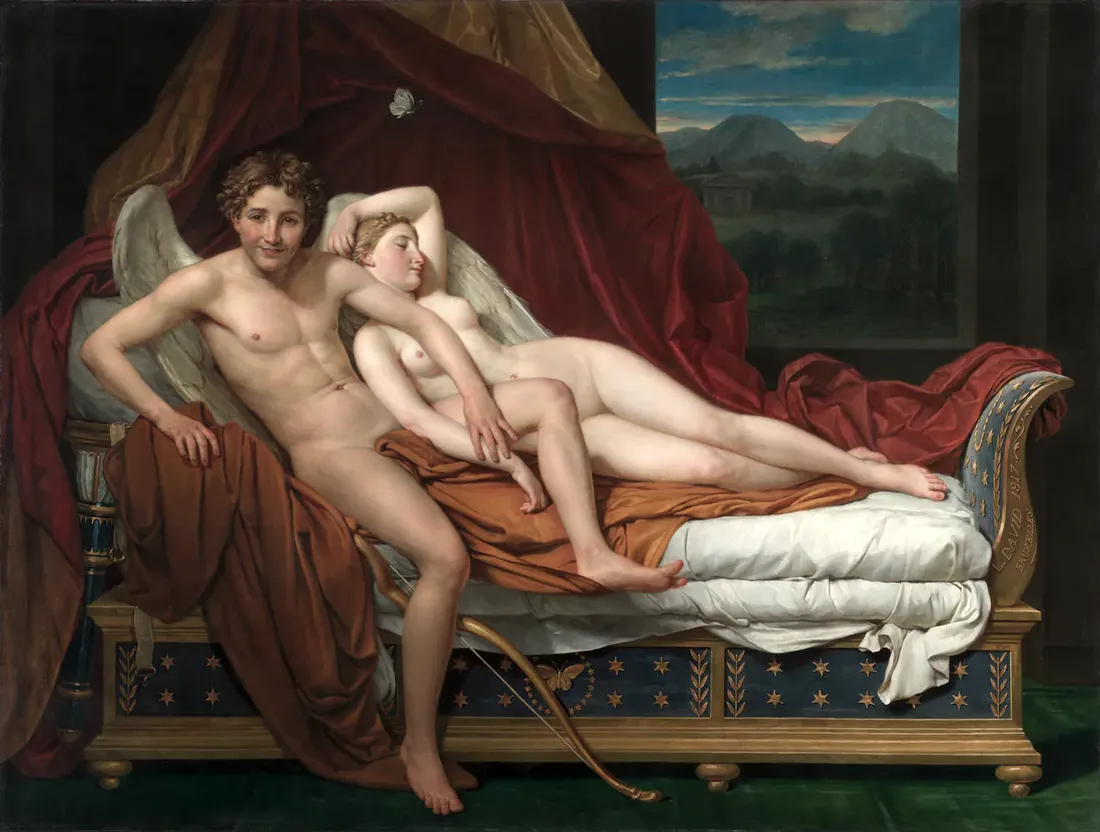Jacques-Louis David, Cupid and Psyche