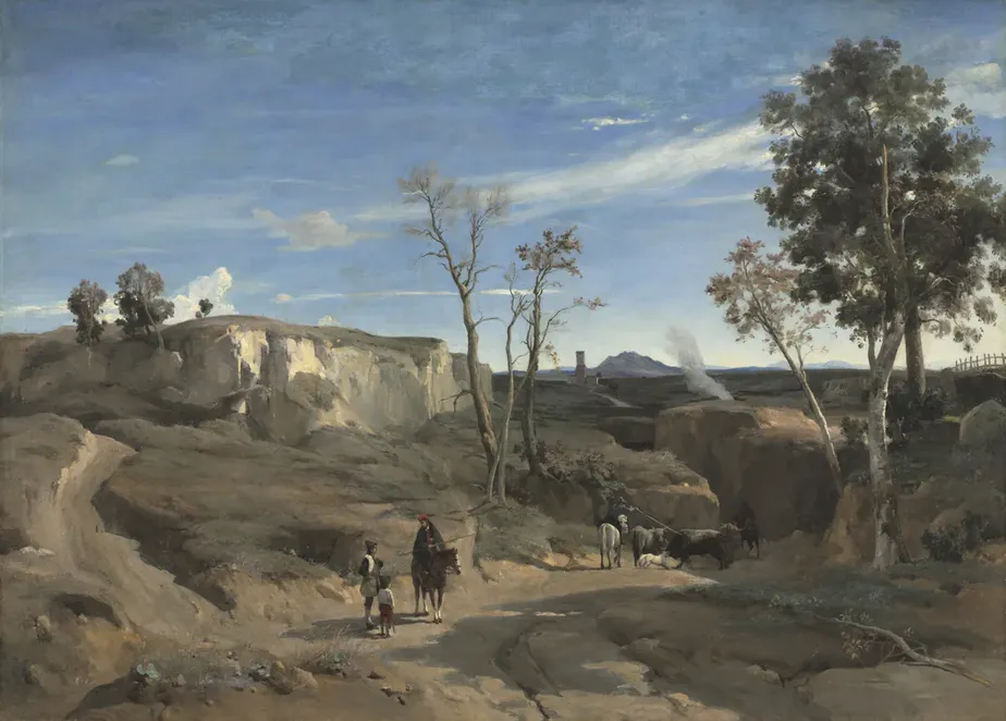 Jean Baptiste Camille Corot, La Cervara, the Roman Campagna
