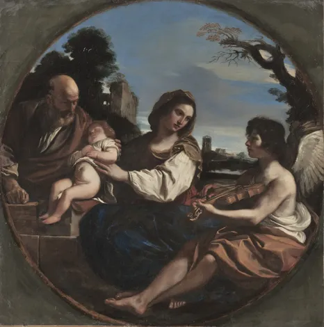 Guercino, Rest on the Flight into Egypt