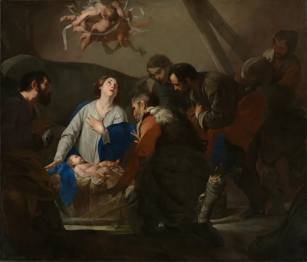 Bernardo Cavallino, Adoration of the Shepherds