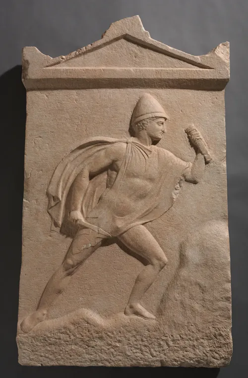 Ancient Greek, Grave Stele of a Warrior