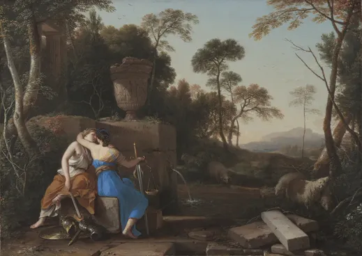 Laurent de La Hyre, The Kiss of Peace and Justice
