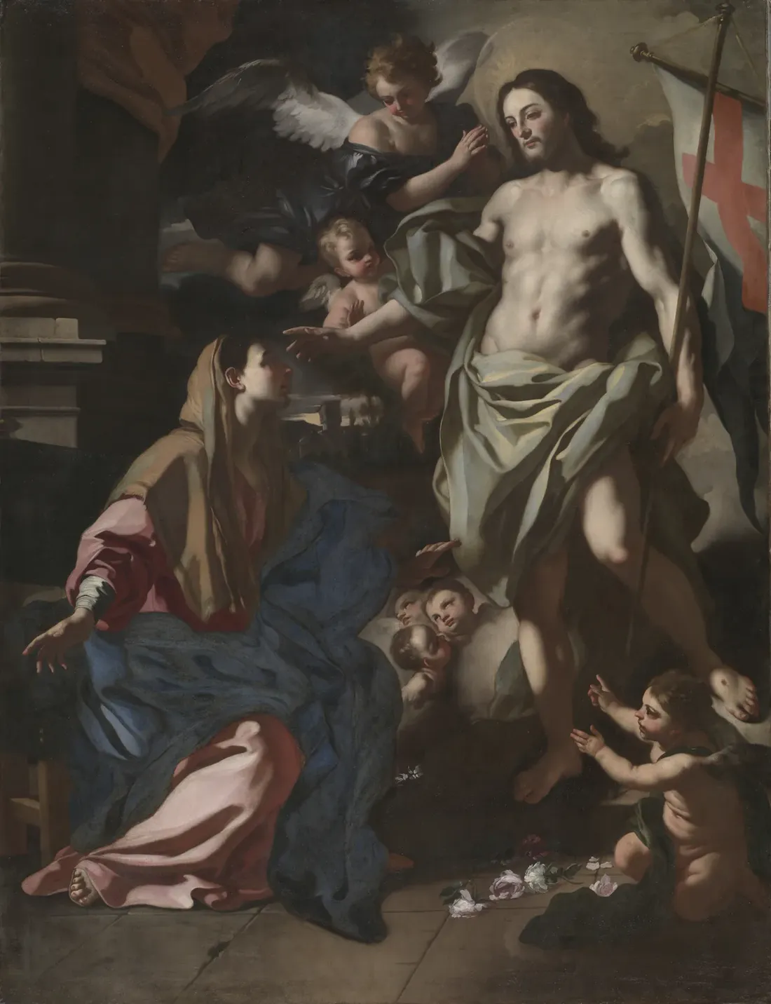 Francesco Solimena, The Risen Christ Appearing to the Virgin