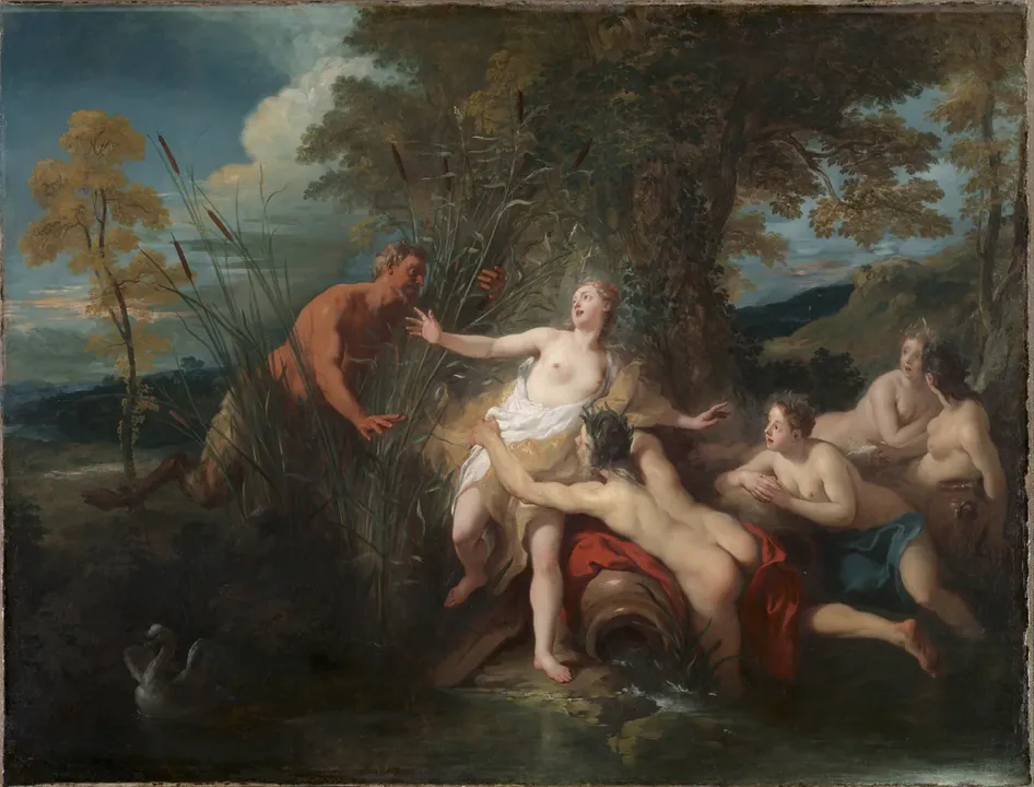 Jean François de Troy, Pan and Syrinx