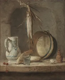 Jean-Siméon Chardin, Still Life with Herrings