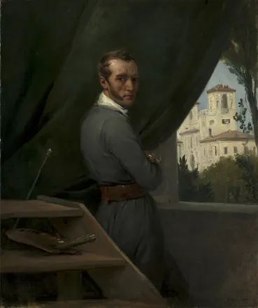 Horace Vernet, Self-Portrait in Rome