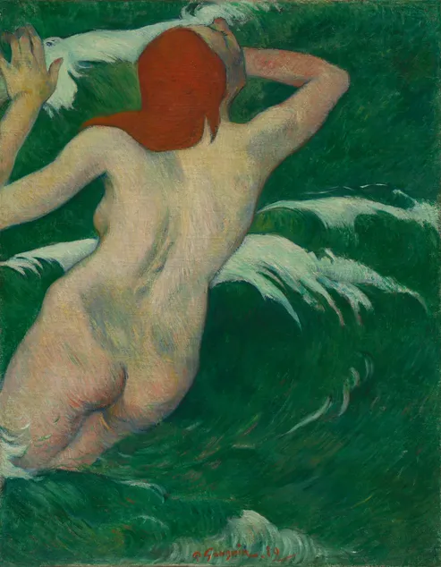 Paul Gauguin, In the Waves (Dans les Vagues)