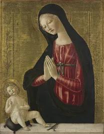 Neroccio de' Landi, Virgin and Child with a Goldfinch
