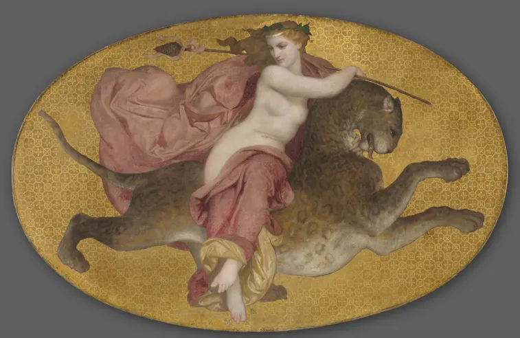 William Adolphe Bouguereau, Bacchante on a Panther