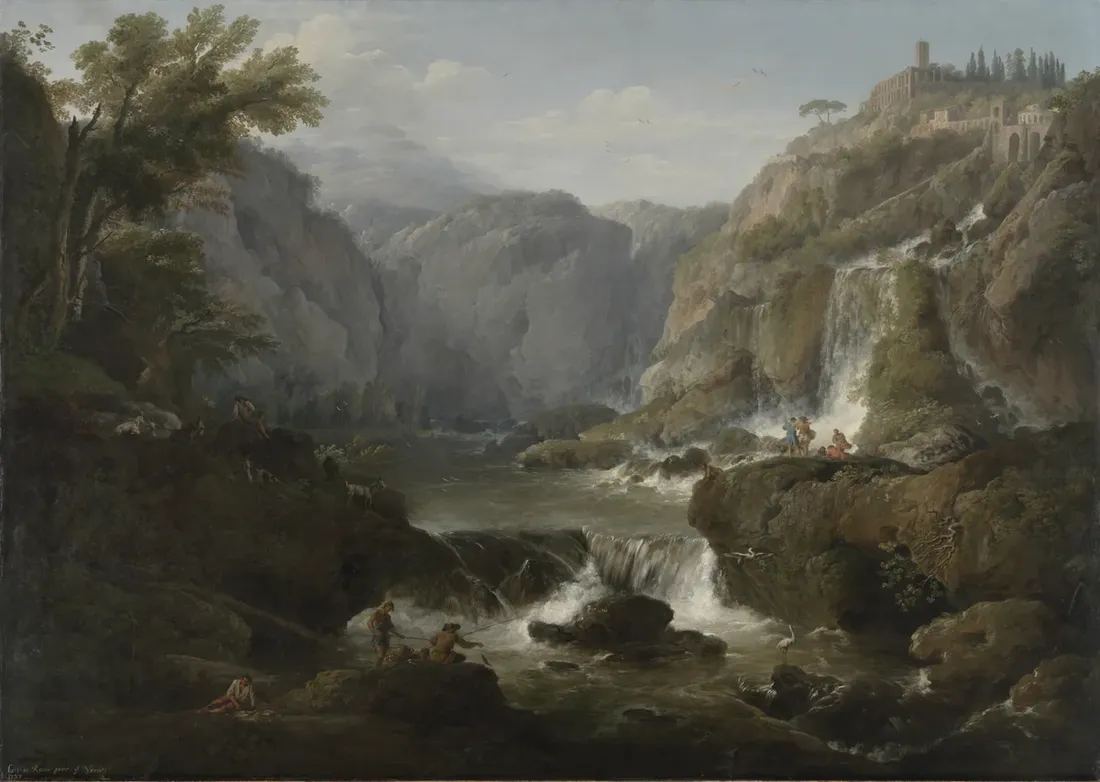Claude-Joseph Vernet, The Waterfalls at Tivoli